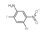4-溴-2-氟-5-硝基苯胺结构式