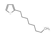 2-正辛基噻吩结构式