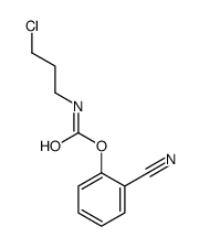 (2-cyanophenyl) N-(3-chloropropyl)carbamate Structure