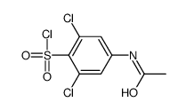 4-acetamido-2,6-dichlorobenzenesulfonyl chloride结构式