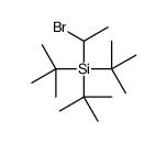 1-bromoethyl(tritert-butyl)silane结构式