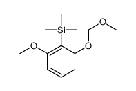 [2-methoxy-6-(methoxymethoxy)phenyl]-trimethylsilane结构式