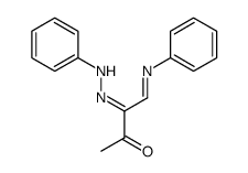 1-phenylimino-butane-2,3-dione-2-phenylhydrazone Structure