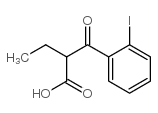 (2-碘苯甲酰基)乙酸乙酯结构式