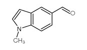 1-甲基-1H-吲哚-5-甲醛结构式