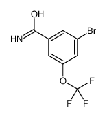 3-Bromo-5-(trifluoromethoxy)benzamide structure