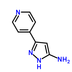 3-(4-Pyridinyl)-1H-pyrazol-5-amine structure