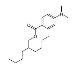 2-butylhexyl 4-(dimethylamino)benzoate Structure