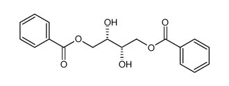 (2S,3S)-二苯甲酸-(1,2,3,4-丁四醇)-1,4-二酯结构式