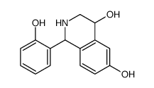 1-(2-hydroxyphenyl)-1,2,3,4-tetrahydroisoquinoline-4,6-diol结构式