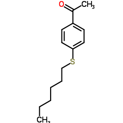 1-[4-(Hexylsulfanyl)phenyl]ethanone结构式