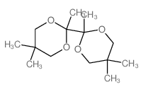 2,2'-Bi-1,3-dioxane,2,2',5,5,5',5'-hexamethyl-结构式