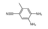 4,5-diamino-2-methyl-benzonitrile Structure