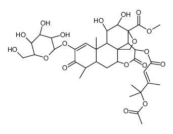 鸦胆子苷G结构式