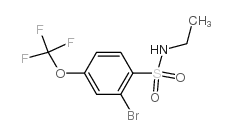N-乙基-2-溴-4-三氟甲氧基苯磺酰胺图片