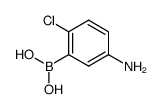 (5-amino-2-chlorophenyl)boronic acid Structure