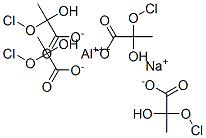 Aluminum, chloro hydroxy lactate sodium complexes结构式