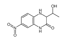 2(1H)-Quinoxalinone, 3,4-dihydro-3-(1-hydroxyethyl)-7-nitro Structure