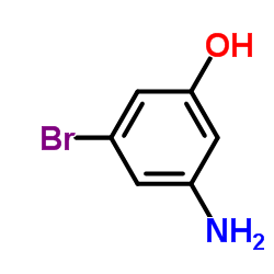 3-氨基-5-溴苯酚结构式