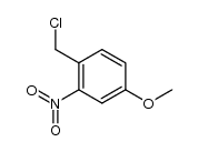4-chloromethyl-3-nitro-anisole结构式