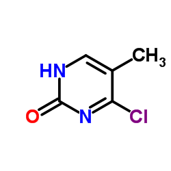 6-氯-5-甲基嘧啶-2(1H)-酮结构式