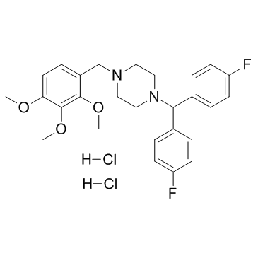 Lomerizine hydrochloride structure