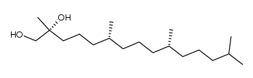 (2R,6R,10R)-2,6,10,14-Tetramethylpentadecan-1,2-diol Structure