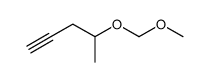 4-methoxymethoxypent-1-yne结构式