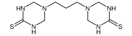 5-[3-(4-sulfanylidene-1,3,5-triazinan-1-yl)propyl]-1,3,5-triazinane-2-thione Structure