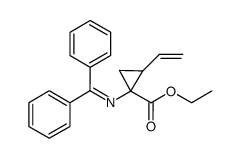 ethyl 1-((diphenylmethylene)amino)-2-vinylcyclopropane-1-carboxylate Structure