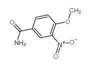 4-甲氧基-3-硝基苯甲酰胺结构式