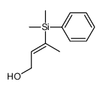 3-[dimethyl(phenyl)silyl]but-2-en-1-ol Structure