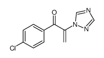 1-(4-chlorophenyl)-2-(1,2,4-triazol-1-yl)prop-2-en-1-one Structure