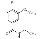 N-乙基 4-溴-3-甲氧基苯甲酰胺结构式