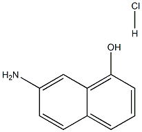 7-氨基-1-羟基萘盐酸盐结构式