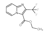 2-(三氟甲基)咪唑并[1,2-a]吡啶-3-羧酸乙酯结构式
