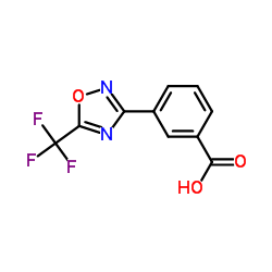 3-(5-(三氟甲基)-1,2,4-恶二唑-3基)苯甲酸结构式