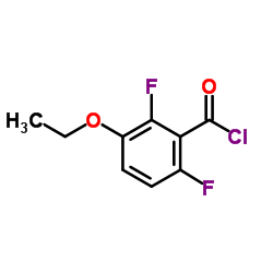 3-Ethoxy-2,6-difluorobenzoyl chloride Structure