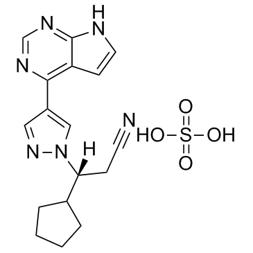 Ruxolitinib硫酸盐结构式