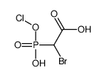 alpha-chloro-alpha-bromophosphonoacetic acid Structure