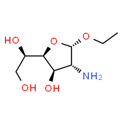 alpha-D-Glucofuranoside,ethyl2-amino-2-deoxy-(9CI) structure