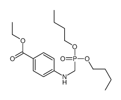 ethyl 4-(dibutoxyphosphorylmethylamino)benzoate结构式