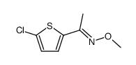 5-chloro-2-(α-methoxyimino)ethylthiophene结构式