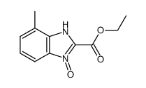 ethyl 7-methyl-1H-benzimidazole-2-carboxylate 3-oxide Structure