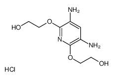 2,6-双(2-羟乙氧基)-3,5-吡啶二胺 HCL结构式