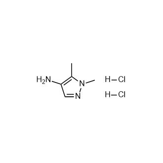 1,5-二甲基-1H-吡唑-4-胺盐酸盐结构式