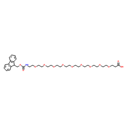 Fmoc-NH-(PEG)9-CH2CH2COOH structure