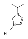 1-methyl-3-propan-2-yl-1,2-dihydroimidazol-1-ium,iodide结构式