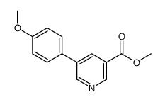 methyl 5-(4-methoxyphenyl)pyridine-3-carboxylate structure
