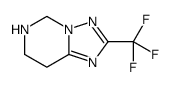 2-(trifluoromethyl)-5,6,7,8-tetrahydro-[1,2,4]triazolo[1,5-c]pyrimidine结构式